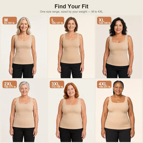 Débardeur avec soutien-gorge à compression avant