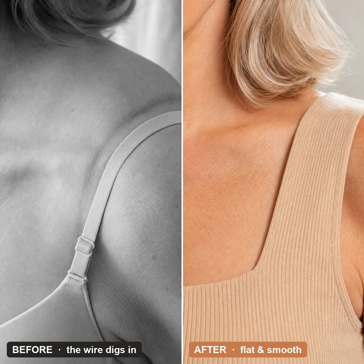 Débardeur avec soutien-gorge à compression avant