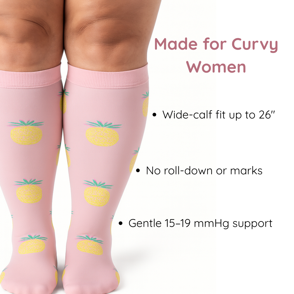 Chaussettes de Compression™ Wide-Calf