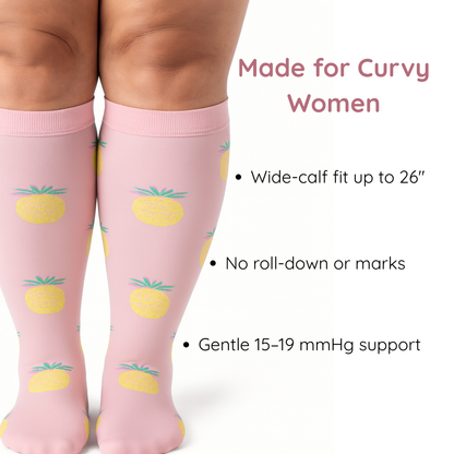 Chaussettes de Compression™ Wide-Calf