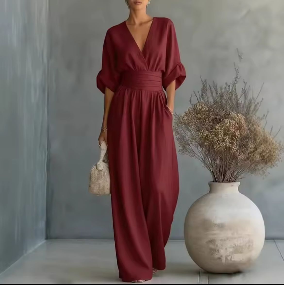 RADZIMIRA | Kombinezon z rękawem kimono
