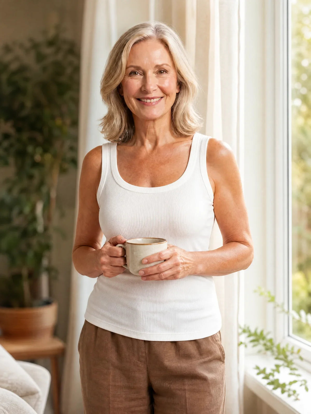 Débardeur en Bra Scoop-Neck Curve Compression™
