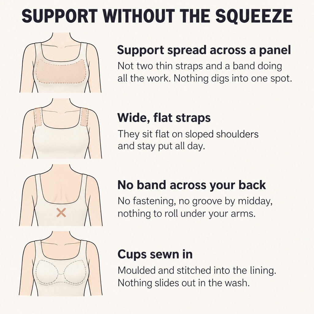 Débardeur avec soutien-gorge intégré