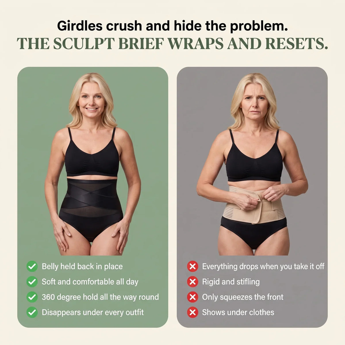Culotte Post-Partum Curve Compression™ — Enveloppement 360°