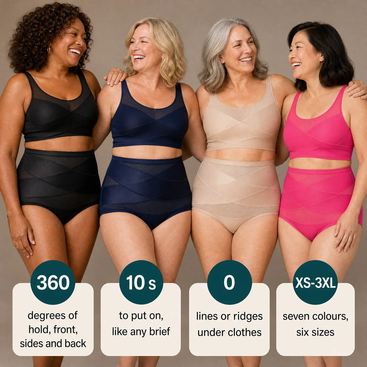 Culotte Post-Partum Curve Compression™ — Enveloppement 360°