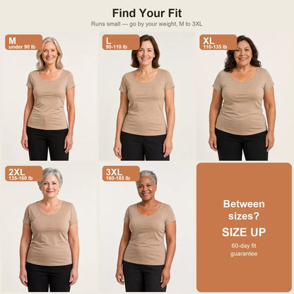 T-shirt Soutien-Gorge à Compression™ Frontale